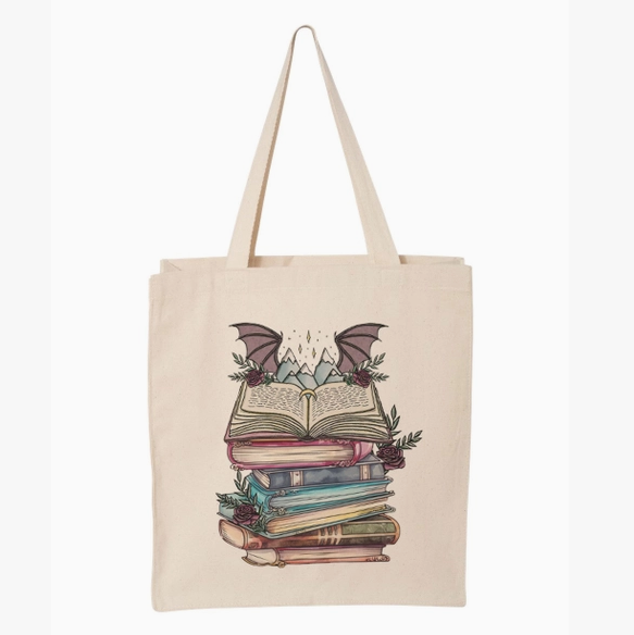 Fantasy Book Lover Tote Bag