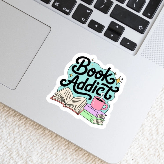 Book Addict Sticker