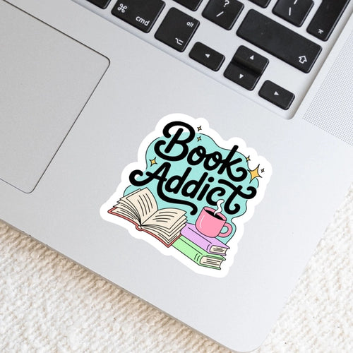 Book Addict Sticker